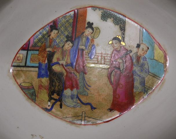 Фото 17. Старинное Китайское овощное блюдо Rose Medallion