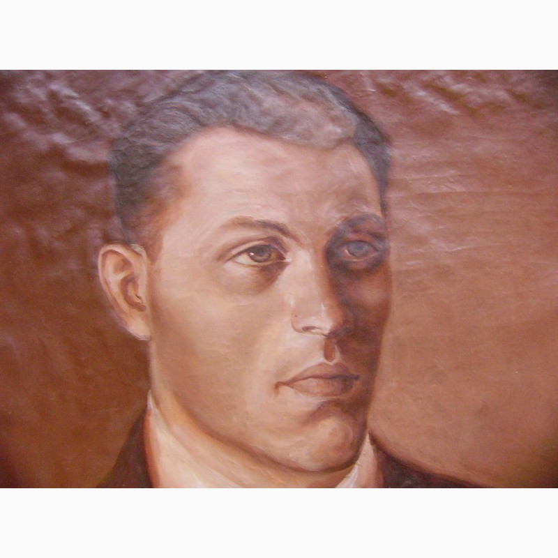 Фото 4. Портрет неизвестного, холст, масло, 30-40-е годы СССР