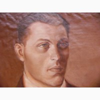 Портрет неизвестного, холст, масло, 30-40-е годы СССР