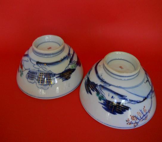 Фото 8. Две Японские фарфоровые миски для супа