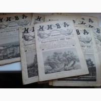 Журналы Нива. 1885 год