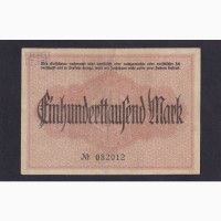 100 000 марок 1923г. 082012. Lrimmitfehau. Германия