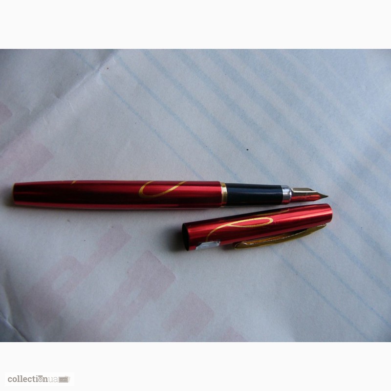 Фото 6. Перьевая ручка Golden Star, позолота, старый Китай, СССР